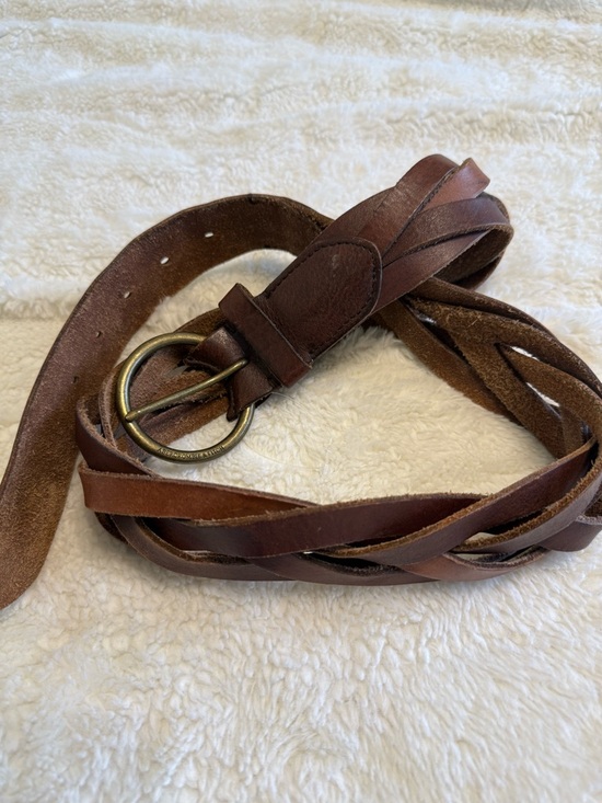 Accessories - Abercrombie & Fitch Genuine Leather Braided Belt